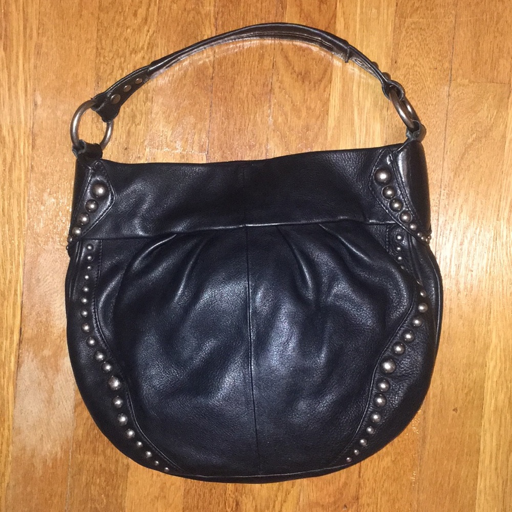 B. Makowsky studded leather bag